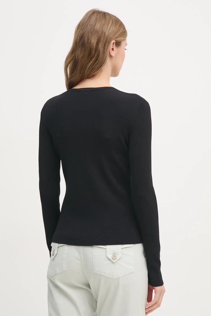 Ρούχα Πουλόβερ Sisley 1MNPM105J μαύρο