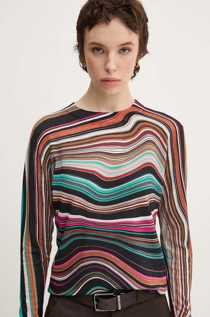 Desigual sweter LIVERPOOL czarny 24WWJF69