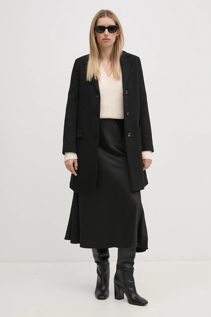 Pulover s dodatkom vune Calvin Klein K20K207414 bež AW24