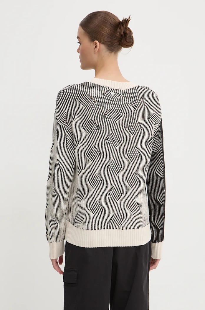 Odzież Desigual sweter OTTAWA 24WWJF10 beżowy