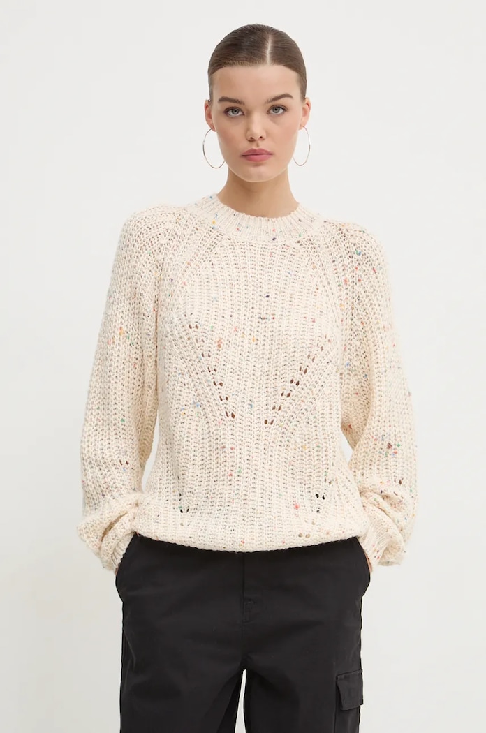 Desigual sweter DERBY pozostałe beżowy 24WWJF73