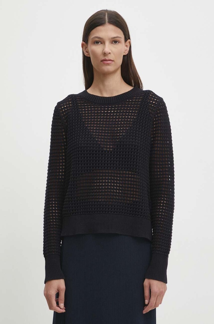 Levi's sweter bawełniany czarny A8889