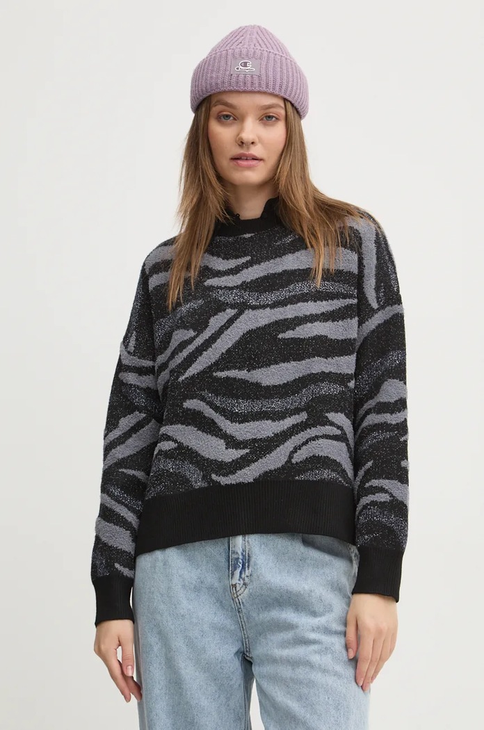 Desigual Sweter WINNIPEG czarny 24WWJF20