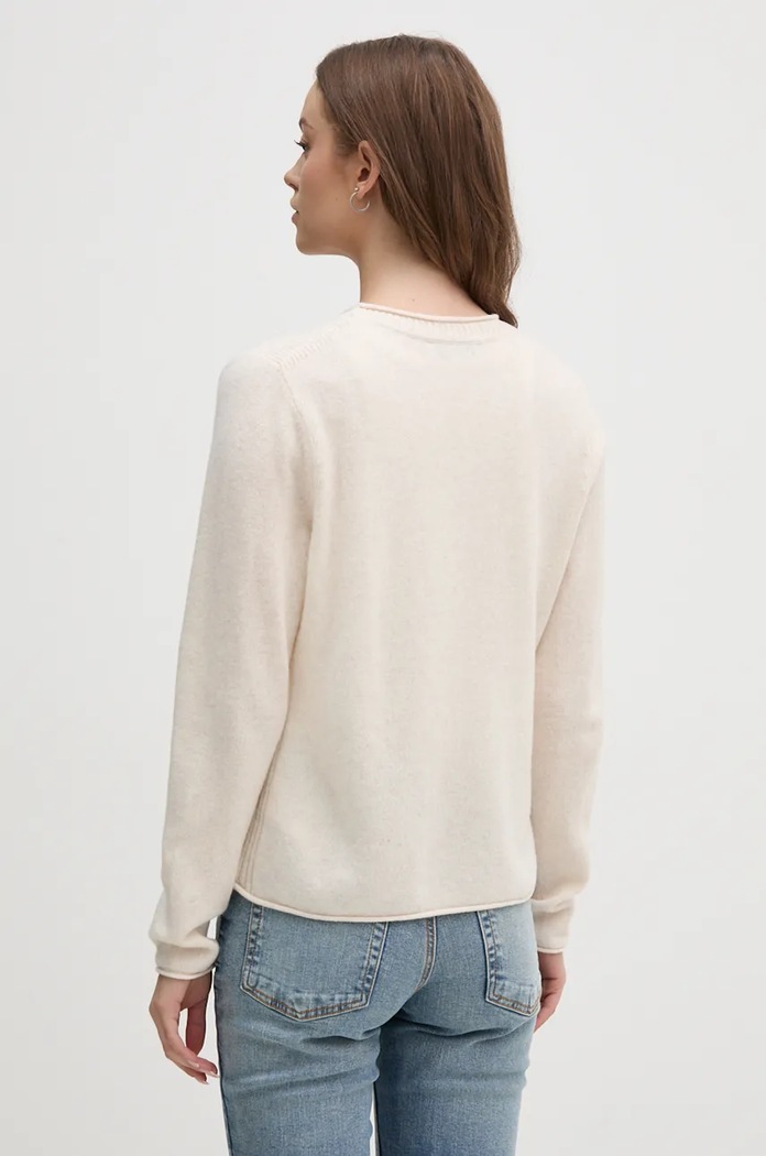 Oblečení Vlněný svetr Tommy Hilfiger WW0WW43092 béžová