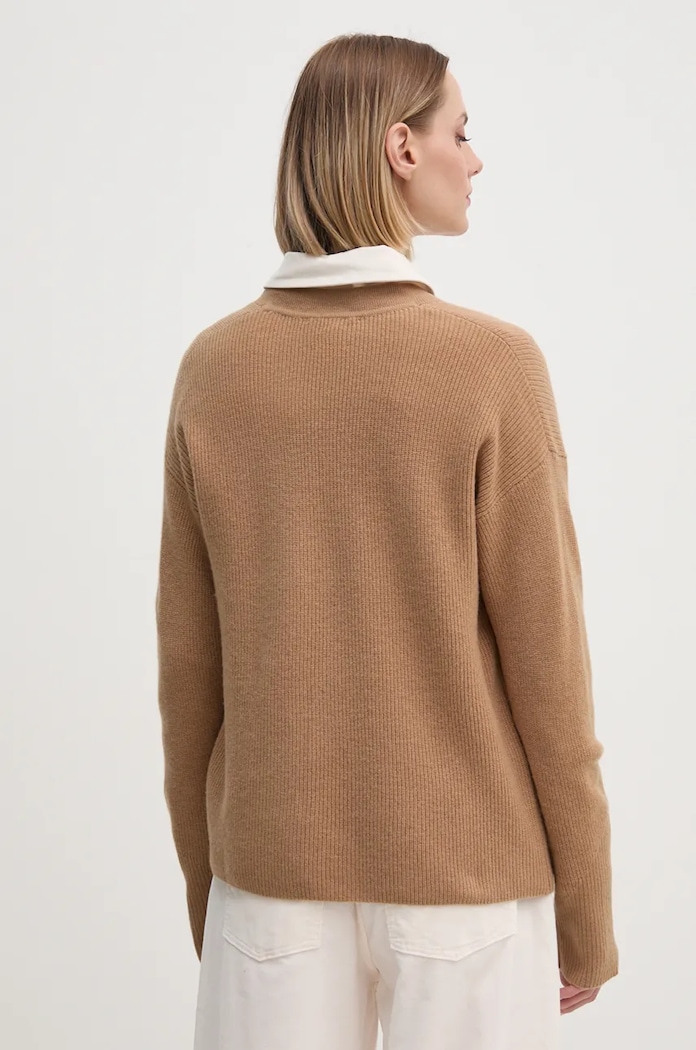 Oblečení Vlněný svetr Tommy Hilfiger WW0WW43101 béžová