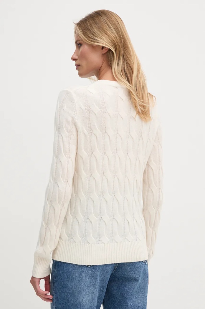 Odzież Tommy Hilfiger Sweter WW0WW43586 beżowy