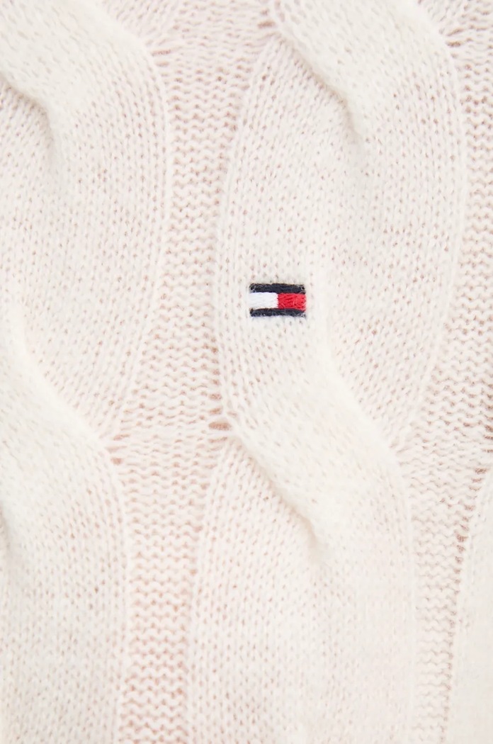 Sweter Tommy Hilfiger beżowy WW0WW43586