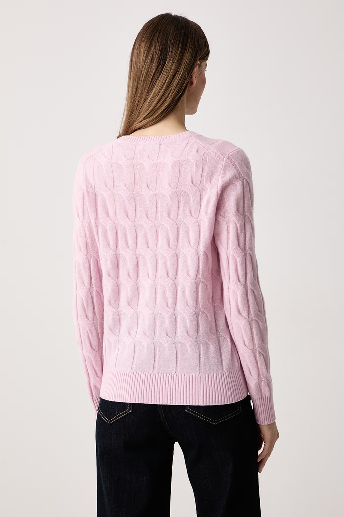 Odzież Tommy Hilfiger Sweter damski wełniany WW0WW43586 różowy