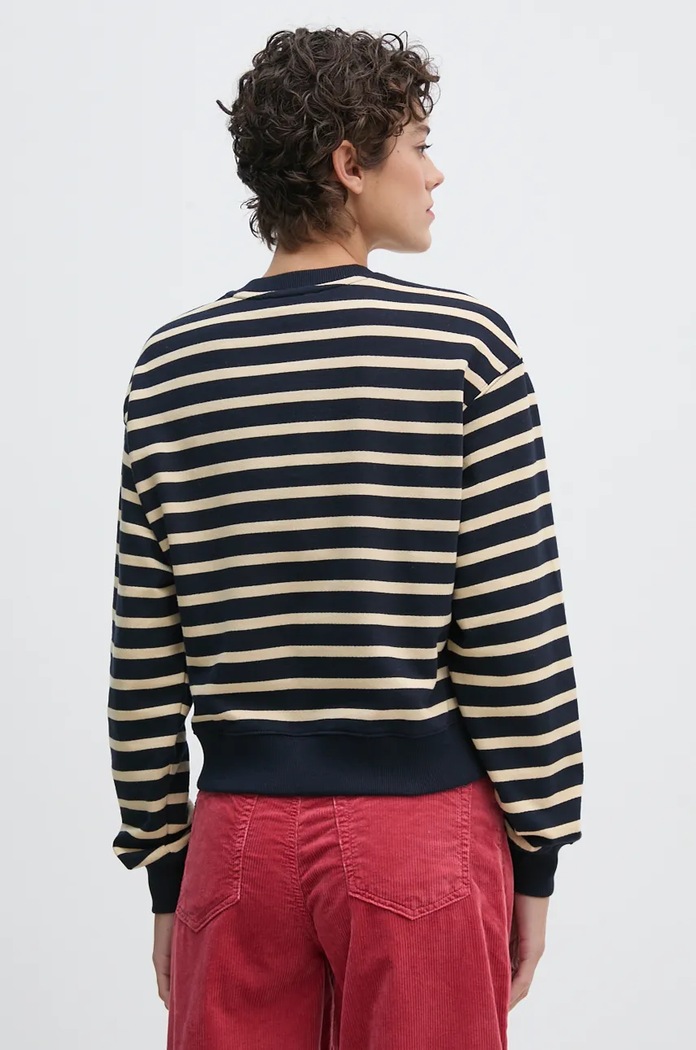 Ρούχα Βαμβακερό πουλόβερ Tommy Hilfiger WW0WW43606 σκούρο μπλε
