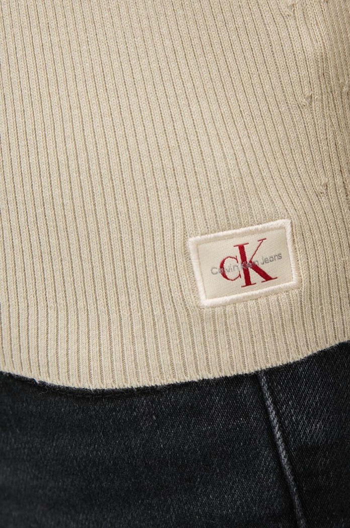 Kardigan Calvin Klein Jeans J20J224239 zelená