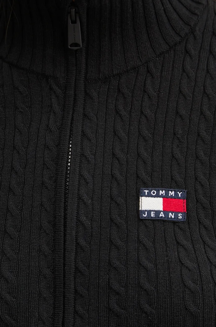 Tommy Jeans kardigan DW0DW19681 czarny