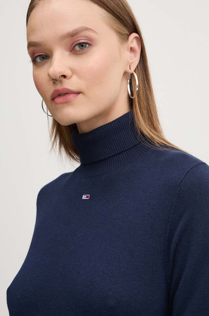 Pulover Tommy Jeans mornarsko plava DW0DW19686