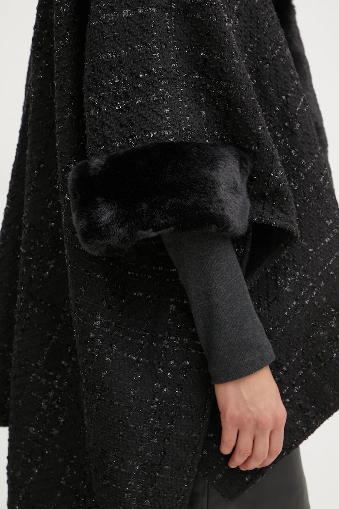 Morgan poncho 5TWEED 5TWEED negru
