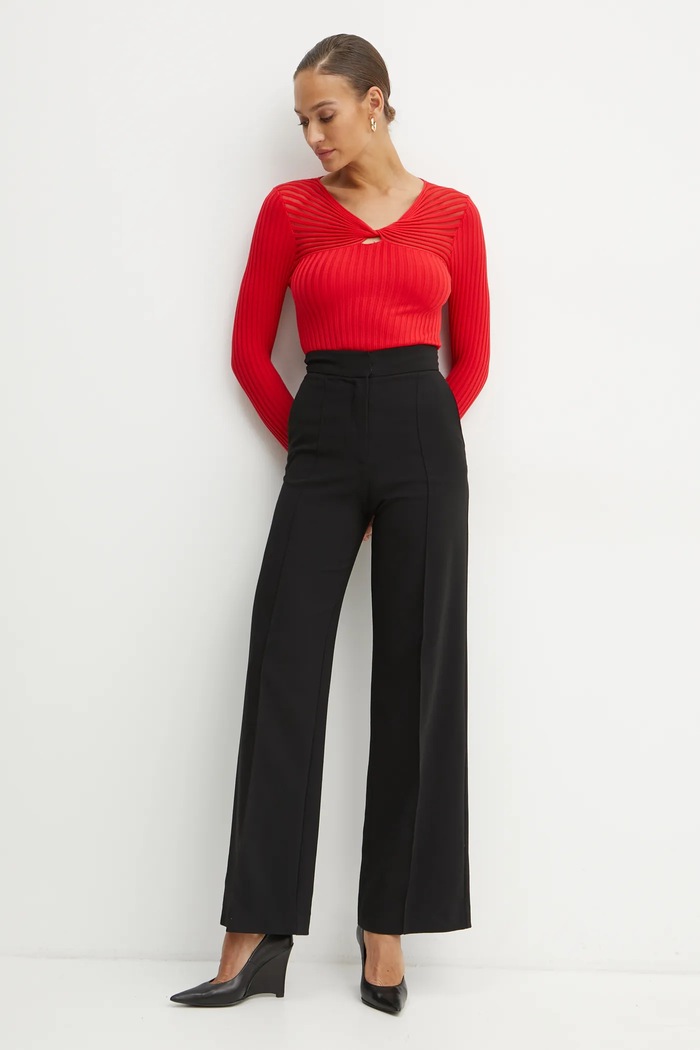 Morgan sweter MGANZA MGANZA czerwony AW24