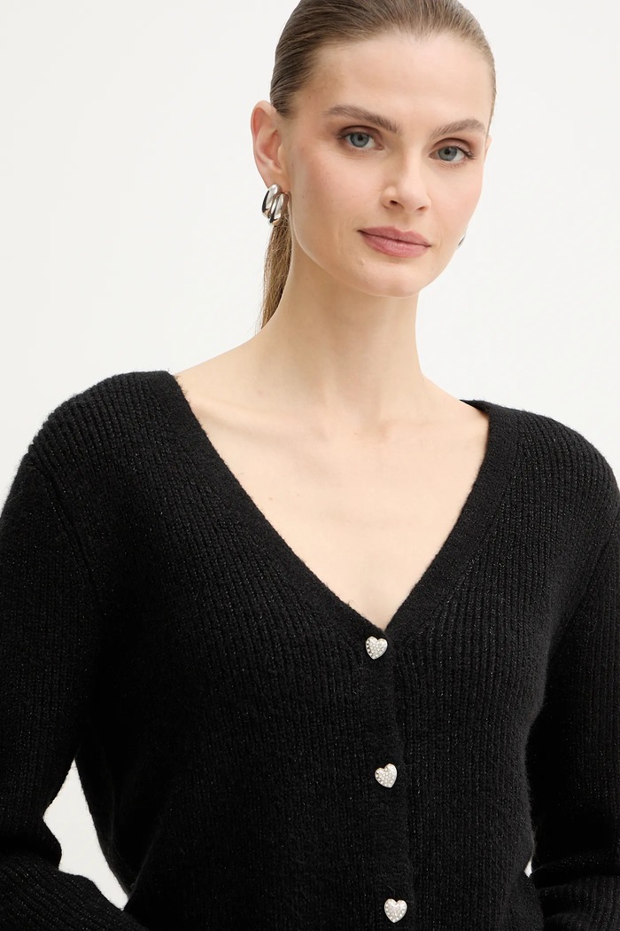 Morgan cardigan din amestec de lână MIMO negru MIMO