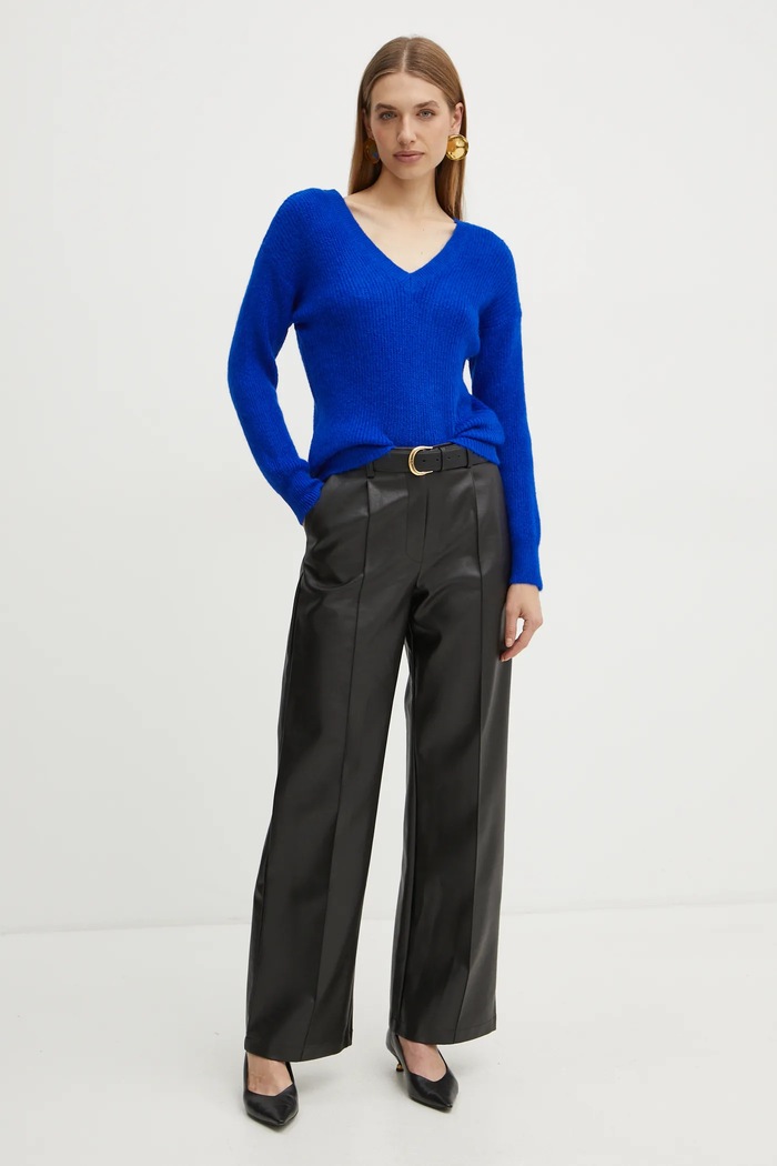 Morgan maglione in misto lana MATILD3 MATILD3 blu AW25