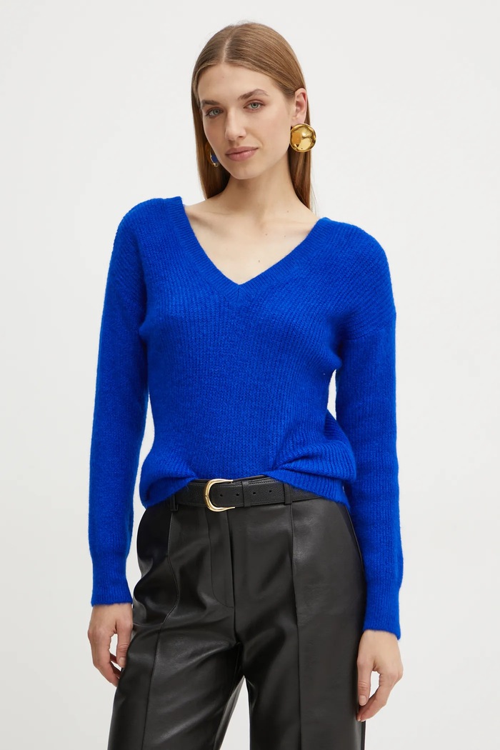 Morgan maglione in misto lana MATILD3 blu MATILD3