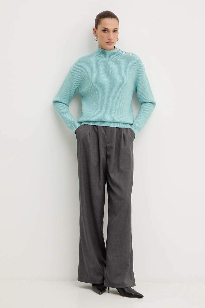 Morgan maglione in misto lana MSTORI MSTORI turchese SS26