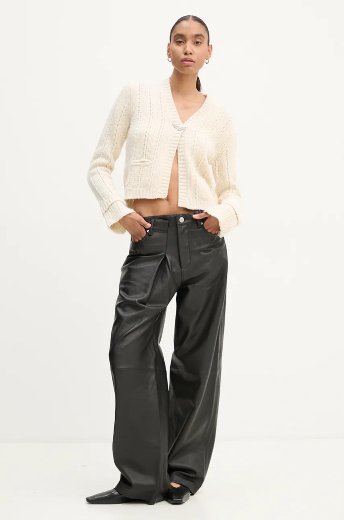 Вълнена жилетка ZADIG&VOLTAIRE KWCA00578 бежов AW24