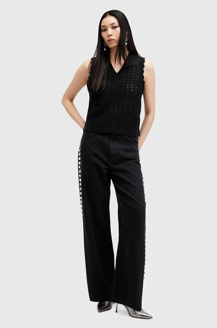 Vuneni prsluk AllSaints VIVIAN TANK W057KB crna