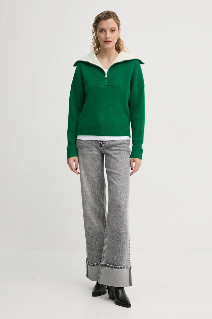 FROM FUTURE pulover de casmir WPM02165 verde SS25