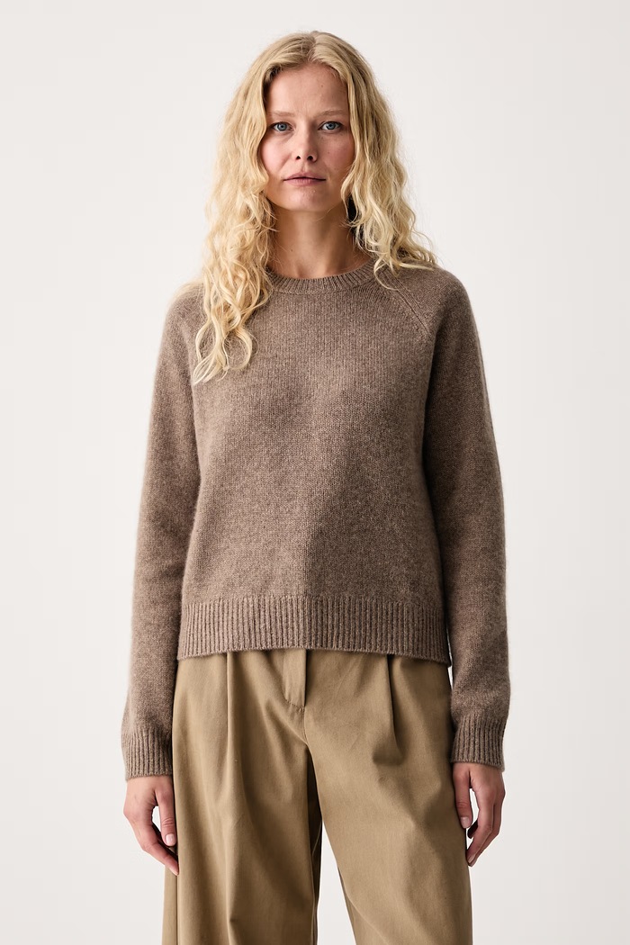 From Future Sweter damski kaszmirowy zielony WPR00005