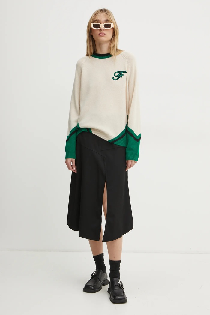 FROM FUTURE pulover de casmir WPR02199 bej SS25