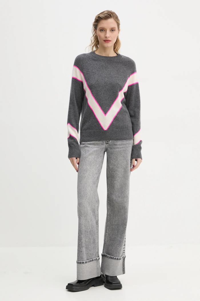 FROM FUTURE pulover de casmir WPR02252 gri SS25