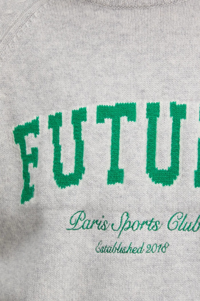 Kašmírový svetr FROM FUTURE WPR02279 šedá