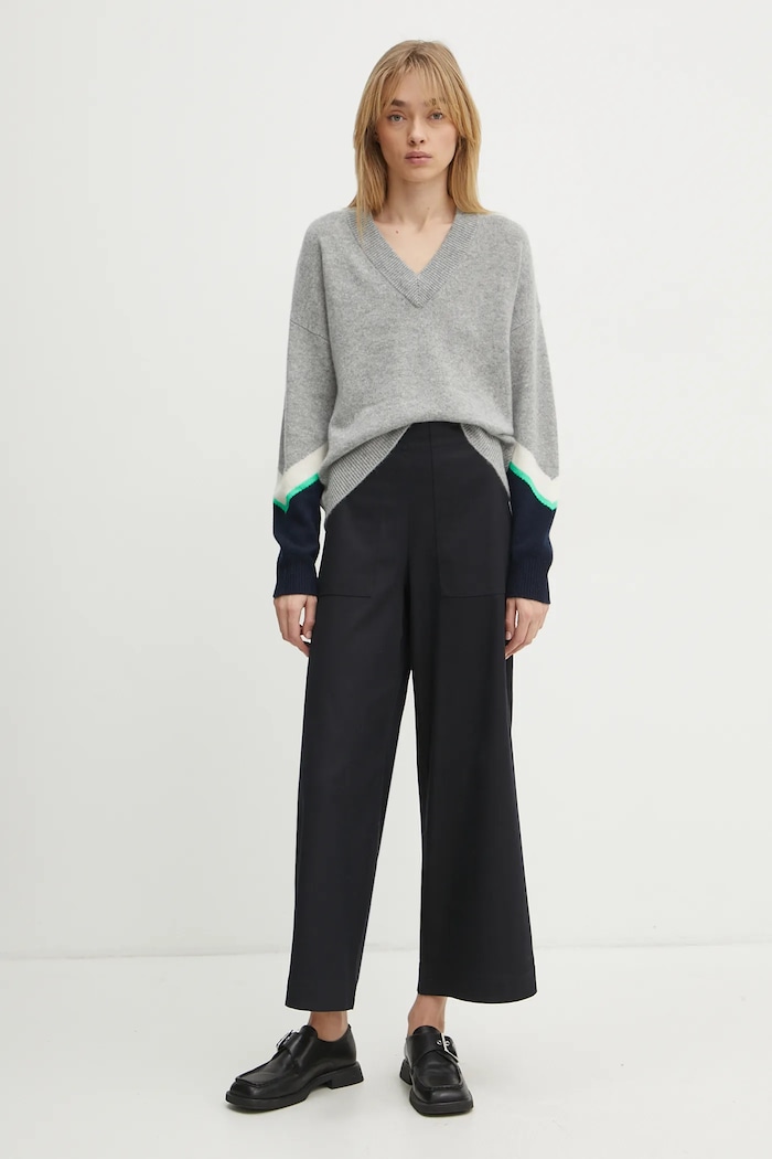 From Future Pulover de casmir WPV02178 gri SS25