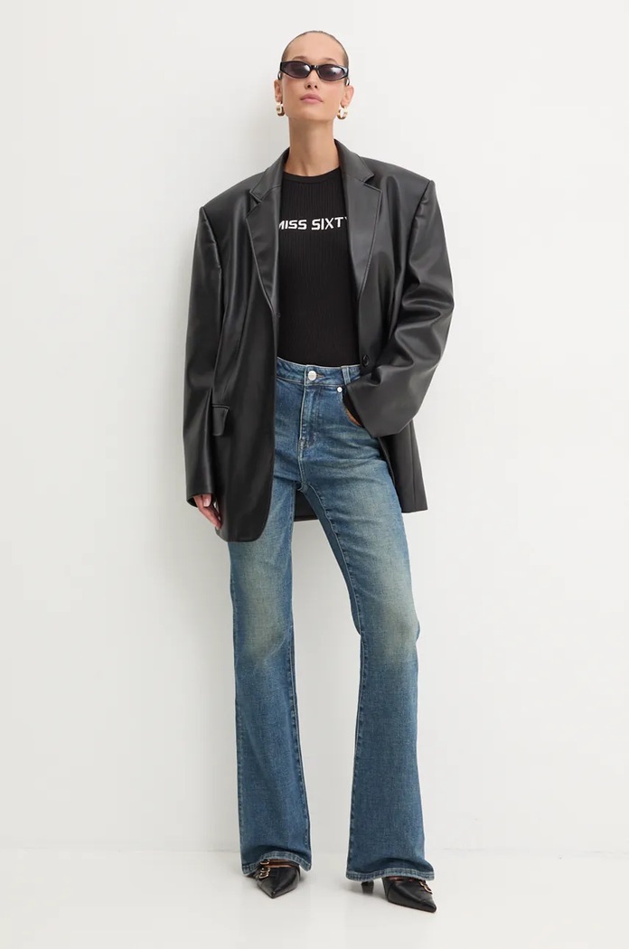 Вовняний светр Miss Sixty 6L3RJ7291000 чорний AW24
