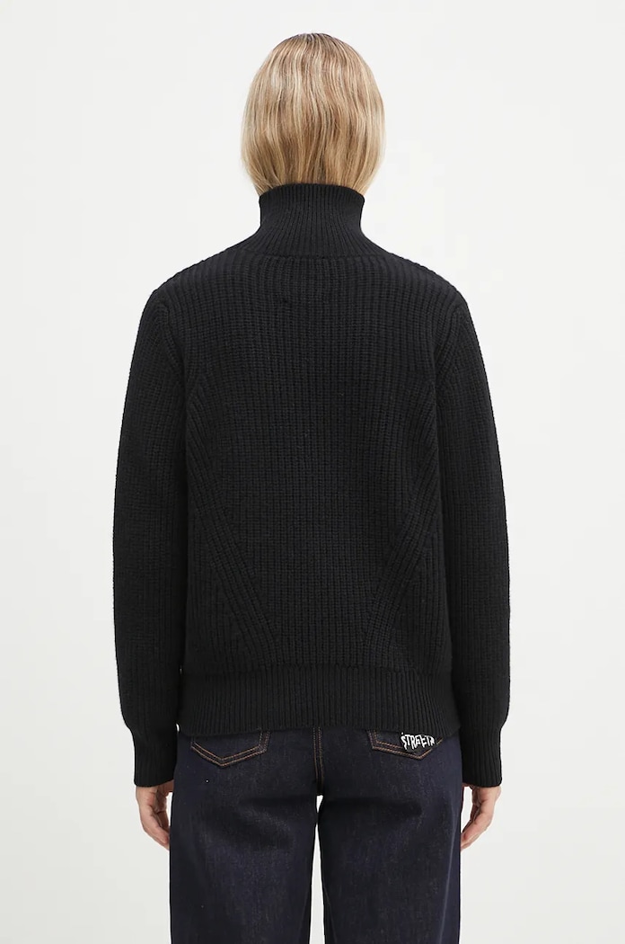 Одежда Шерстяной свитер Woolrich Canberra Turtleneck CFWWKN0329FRUF0712.UF07 чёрный