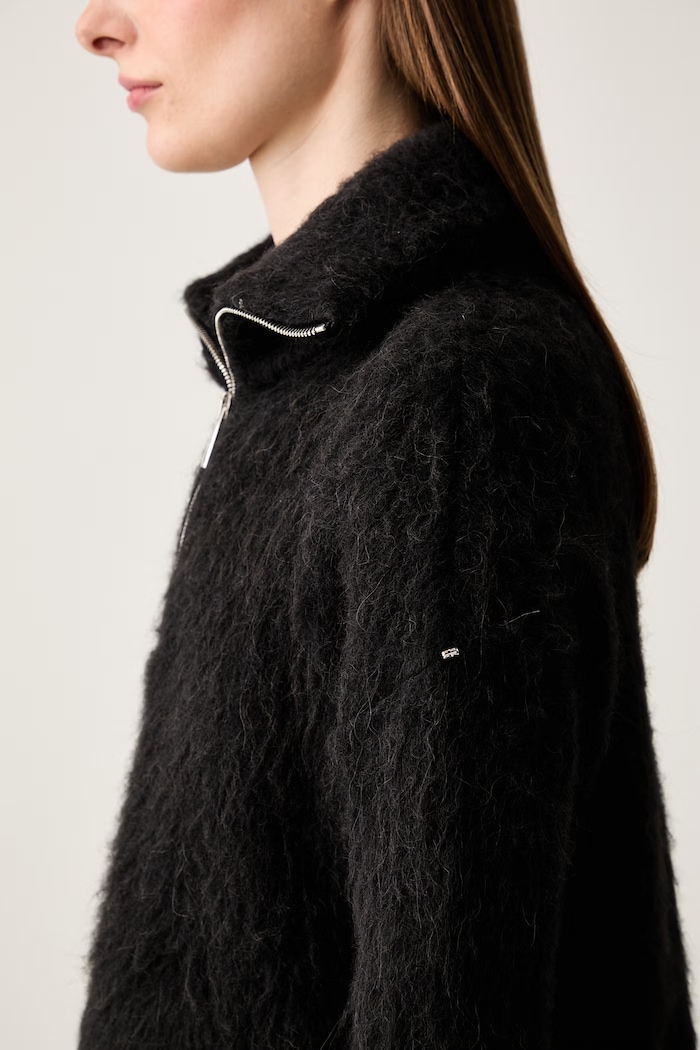 Sportmax Falcone cardigan cu lână pentru femei 2422366172600 negru