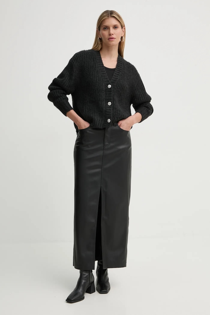 Levi's cardigan din amestec de lana A8899 negru AW24
