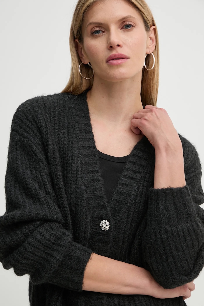 Levi's cardigan din amestec de lana negru A8899