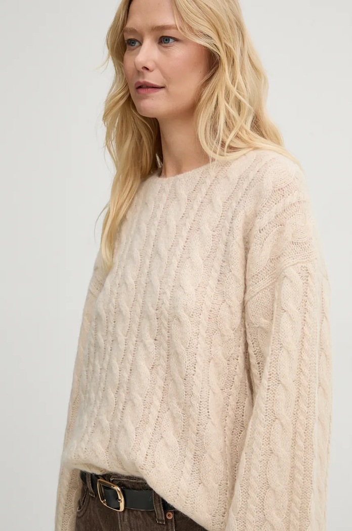 Vlněný svetr By Malene Birger CIERRA By Malene Birger Q72574004 béžová