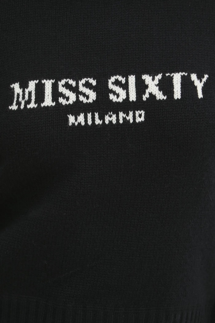 Вовняний светр Miss Sixty 6L4RJ4360000 чорний