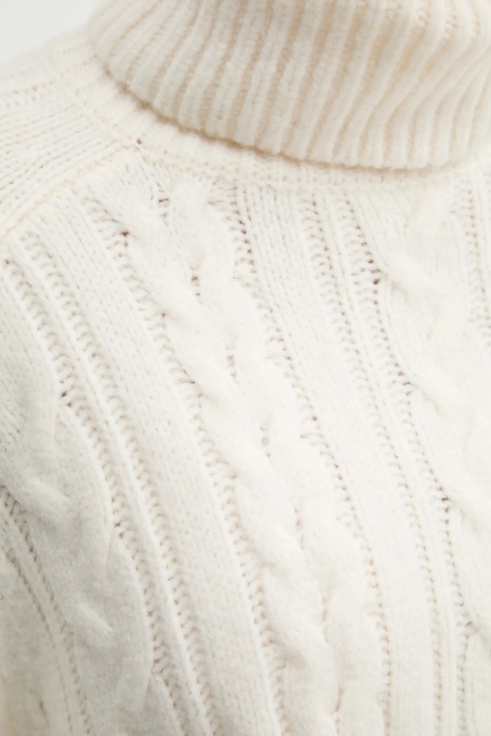 Abercrombie & Fitch sweter z domieszką wełny KI150.4460.178 beżowy