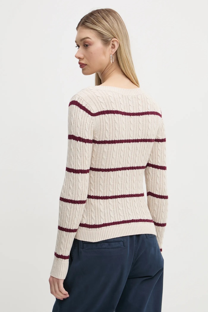 Odzież Hollister Co. sweter KI350.4261.144 beżowy