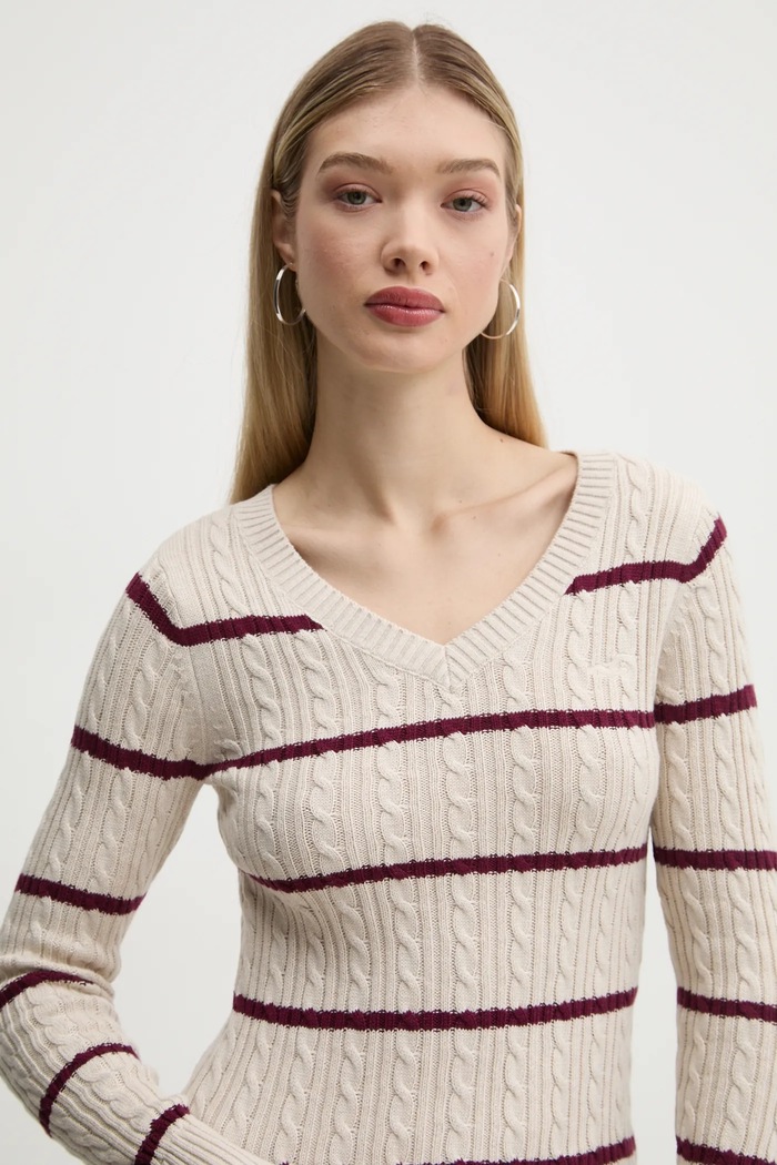 Hollister Co. sweter beżowy KI350.4261.144