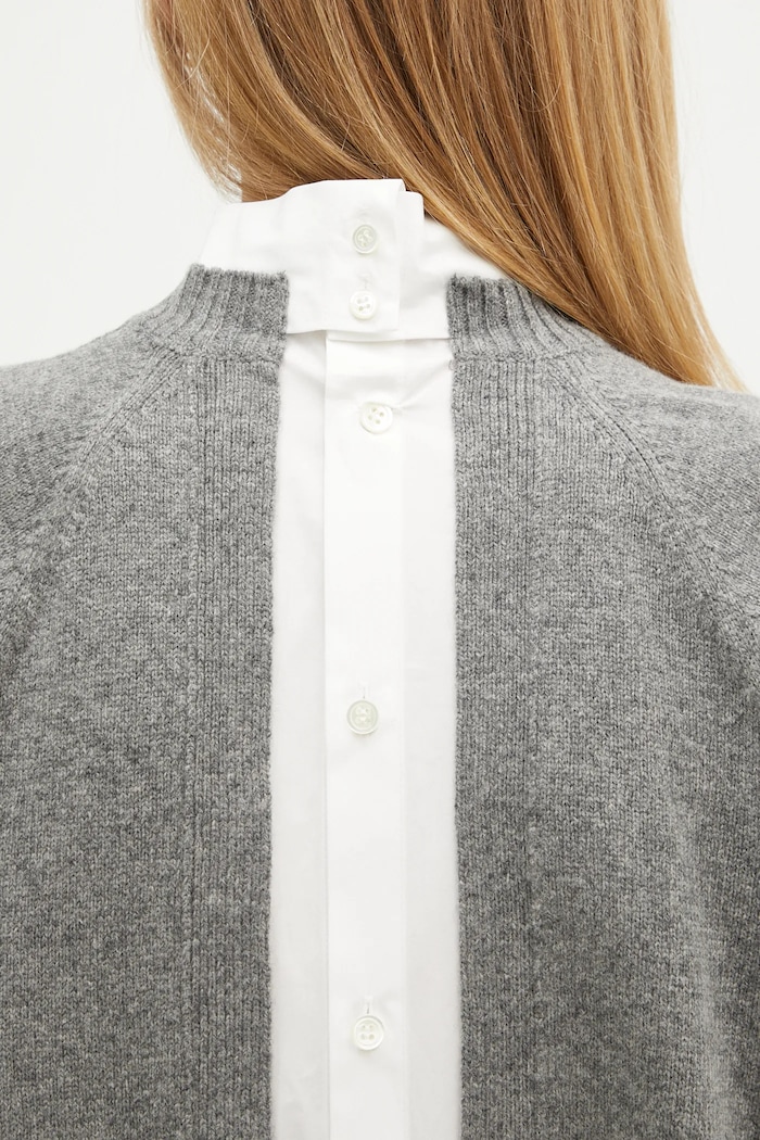Vuneni pulover Undercover Knit siva UC2D1905.1
