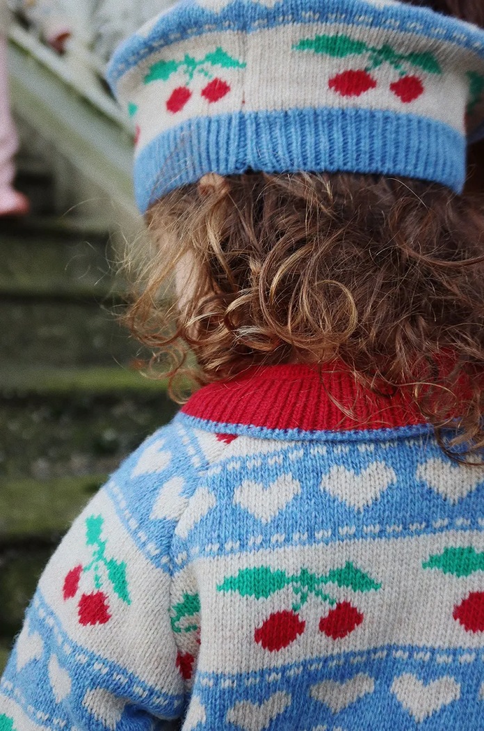 Detský vlnený kardigan Konges Sløjd BELOU KNIT CARDIGAN KS101424