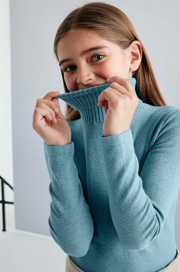 Mayoral sweter dziecięcy pozostałe turkusowy 345.8B.Junior.9BYH