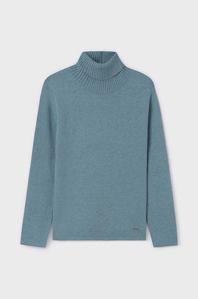 Mayoral sweter dziecięcy 345.8B.Junior.9BYH turkusowy AW24