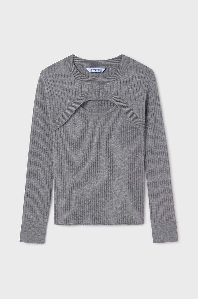 Mayoral pulover copii 7308.8F.Junior.9BYH gri AW24