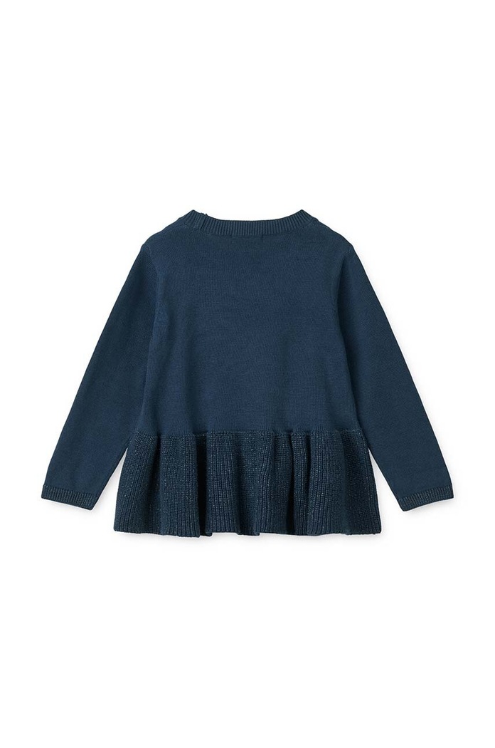 Κοριτσίστικα Παιδικό πουλόβερ Liewood Esme Lurex Knit Jumper LW19547 σκούρο μπλε