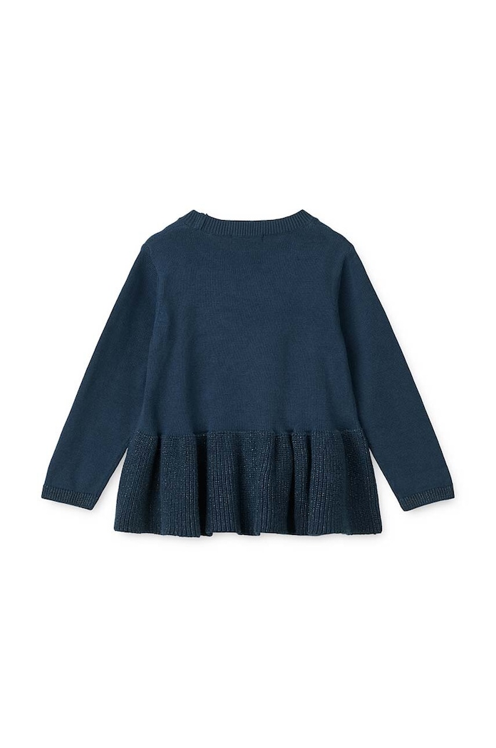 Κοριτσίστικα Παιδικό πουλόβερ Liewood Esme Lurex Knit Jumper LW19547 σκούρο μπλε