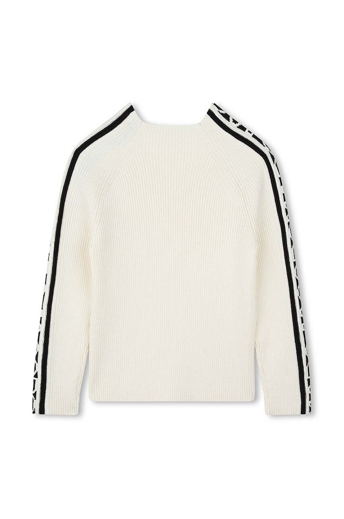 Deklice Otroški pulover s primesjo volne Marc Jacobs W60268.114.150 siva