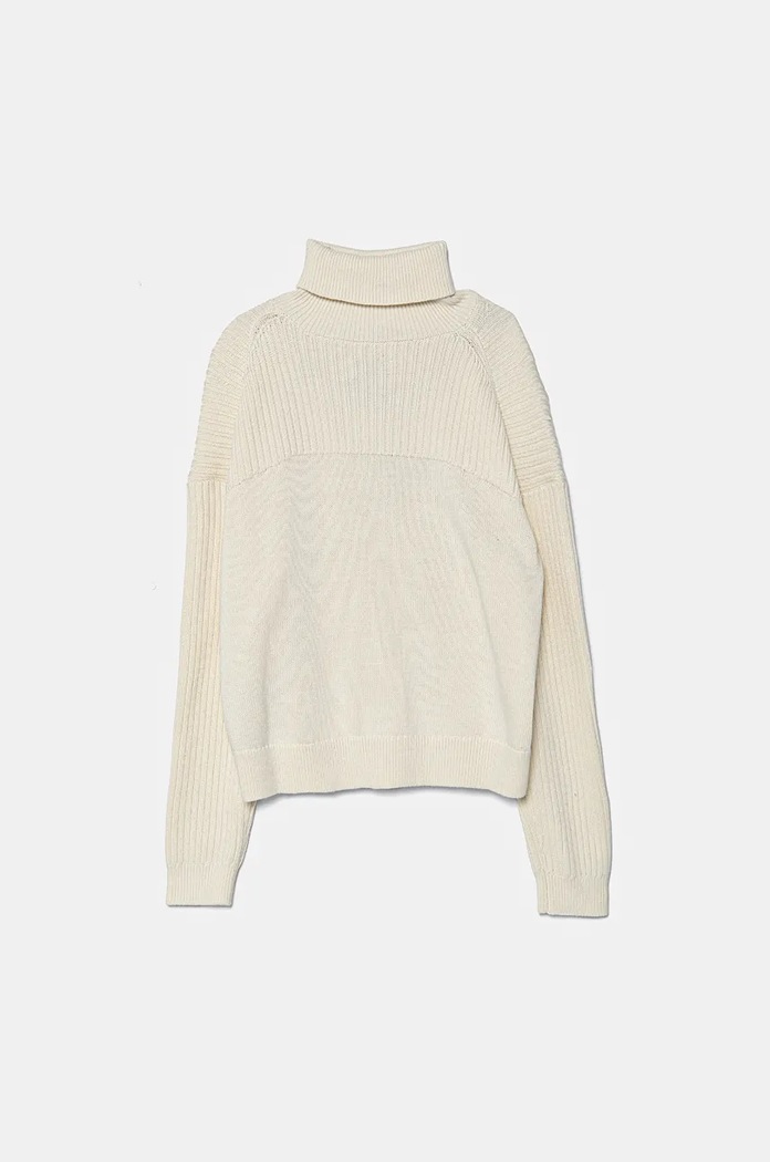 Calvin Klein Jeans sweter bawełniany dziecięcy IG0IG02655.9BYH. beżowy AW24