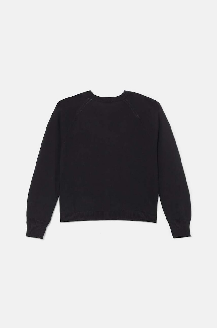 United Colors of Benetton kardigan bawełniany dziecięcy 1098C500O.G.Seasonal czarny AW24